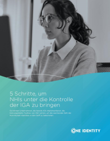 5 Schritte, um NHIs unter die Kontrolle der IGA zu bringen
