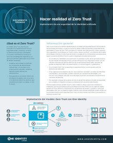 Hacer realidad el Zero Trust