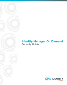 Identity Manager On Demand Security Guide