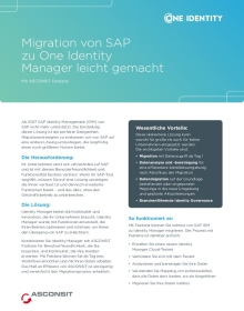 Migration von SAP zu One Identity Manager leicht gemacht