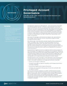 Privileged Account Governance - Schließen Sie die Lücke zwischen privilegierten Benutzern ...