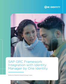 SAP GRC Framework Integration with One Identity Manager