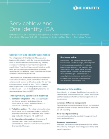 ServiceNow and Identity Governance