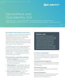 ServiceNow and Identity Governance