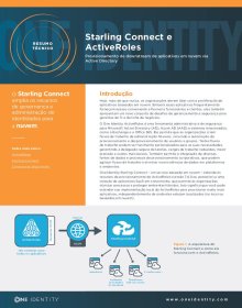 Starling Connect and Active Roles: Provisionamento de downstream de aplicativos em nuvem via Active Directory