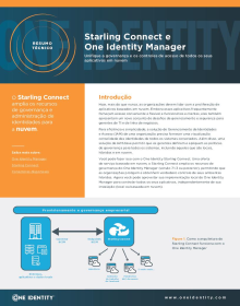 Starling Connect and One Identity Manager: Unifique a governança e os controles de acesso de todos os seus aplicativos em nuvem