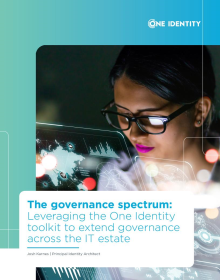 Leveraging the One Identity toolkit to extend governance across the IT estate