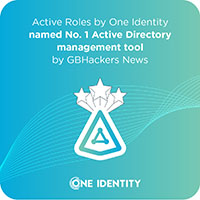 Active Roles by One Identity named No. 1 Active Directory management tool